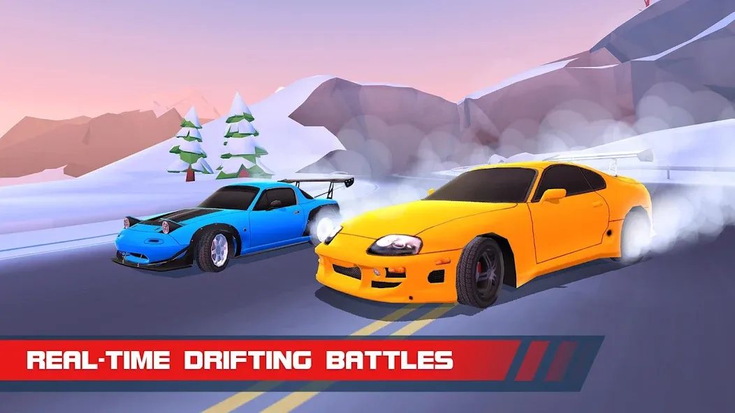 Drift Clash Online Racing (Дрифт Клаш) [МОД Mega Pack] APK Android Screenshot 2