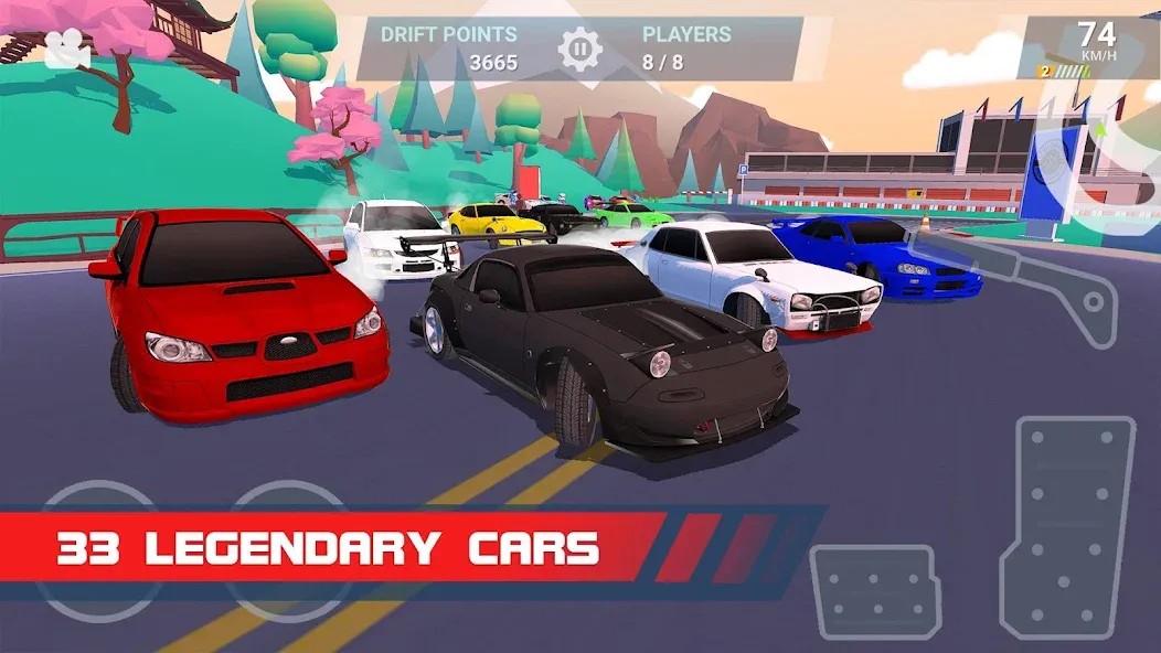 Drift Clash Online Racing (Дрифт Клаш) [МОД Mega Pack] APK Android Screenshot 4