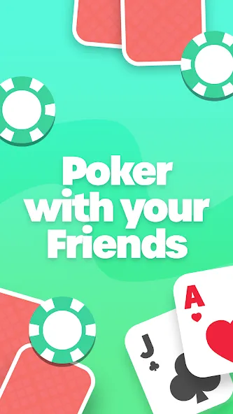 Poker with Friends - EasyPoker (ИзиПокер) [МОД Premium] APK Android Screenshot 1