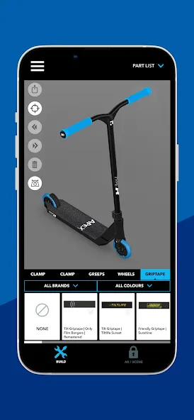 Scooter 3D custom builder (Скутер 3D настраиваемый конструктор) [МОД Unlocked] APK Android Screenshot 3