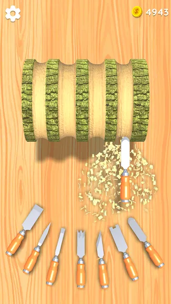 Wood Turning 3D - Carving Game [МОД Unlocked] APK Android Screenshot 3