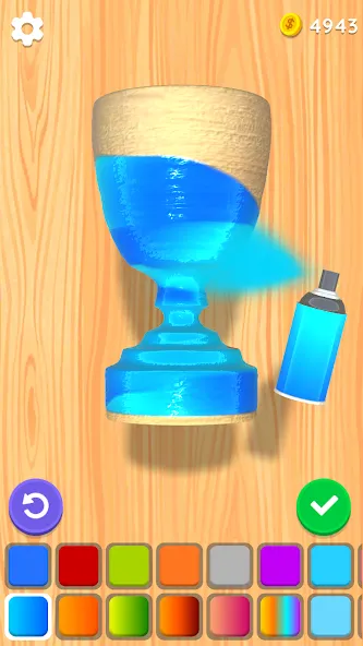 Wood Turning 3D - Carving Game [МОД Unlocked] APK Android Screenshot 4