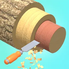 Wood Turning 3D - Carving Game [МОД Unlocked] APK Android