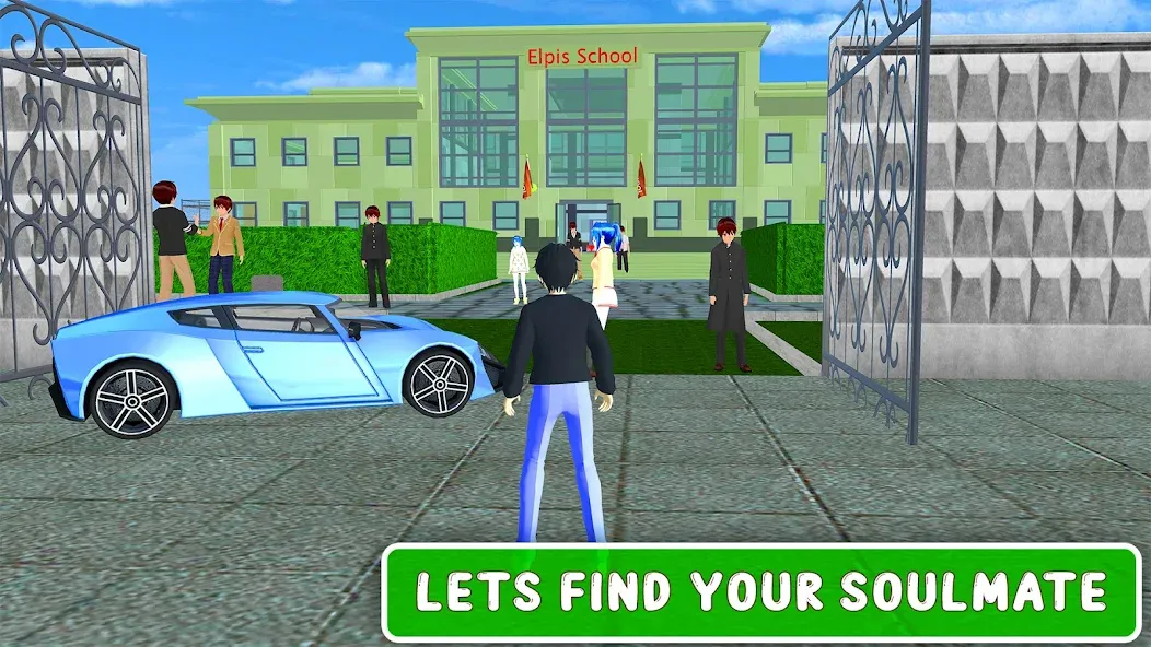 Anime High School Love Story [МОД Unlocked] APK Android Screenshot 1