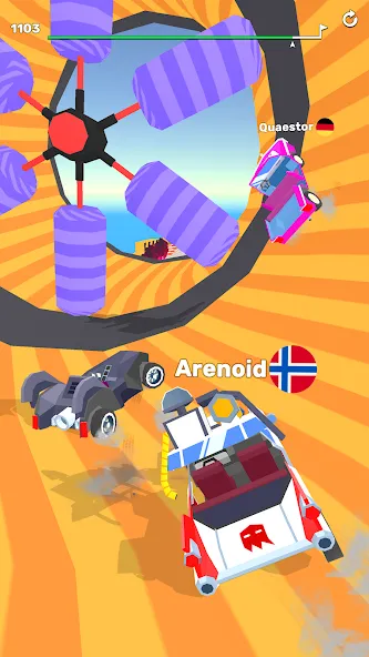 Ramp Racing 3D — Extreme Race [МОД Все открыто] APK Android Screenshot 3
