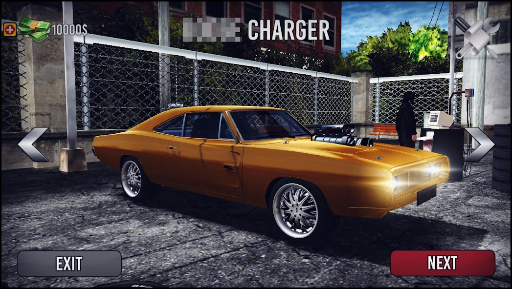 Charger Drift Simulator (Чарджер Дрифт Симулятор) [МОД Все открыто] APK Android Screenshot 1