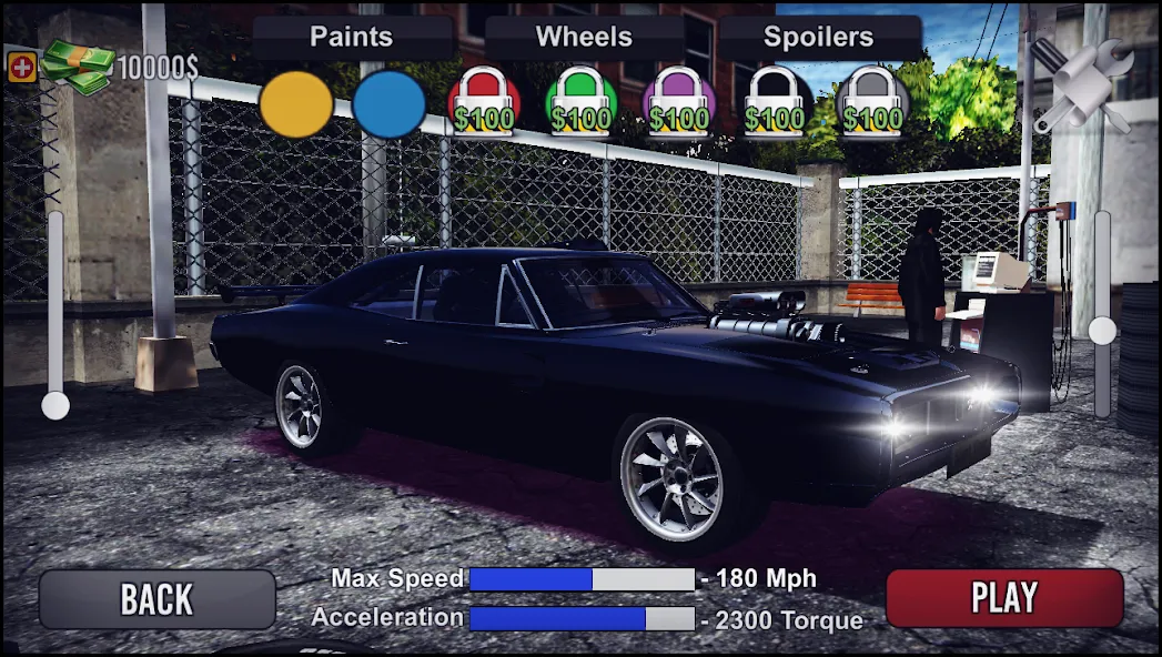 Charger Drift Simulator (Чарджер Дрифт Симулятор) [МОД Все открыто] APK Android Screenshot 2