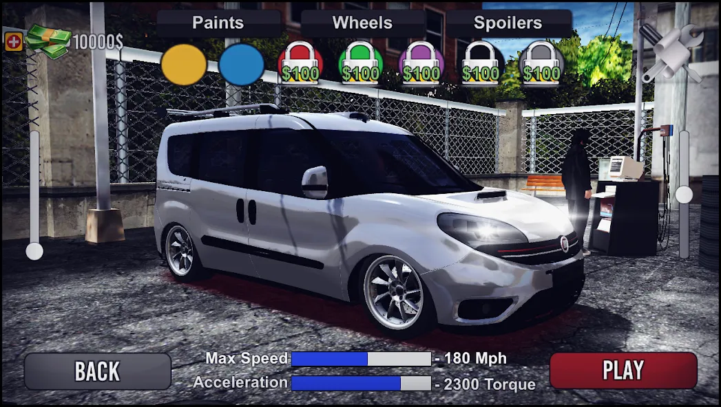Doblo Drift Simulator (Добло Дрифт Симулятор) [МОД Unlocked] APK Android Screenshot 2
