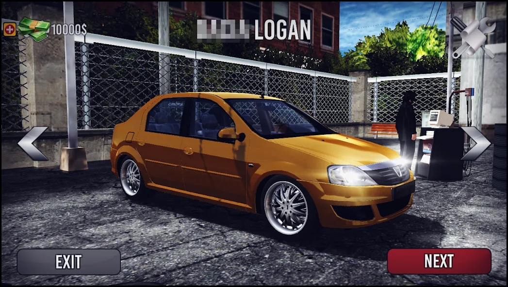 Logan Drift Simulator (Логан Дрифт Симулятор) [МОД Все открыто] APK Android Screenshot 1