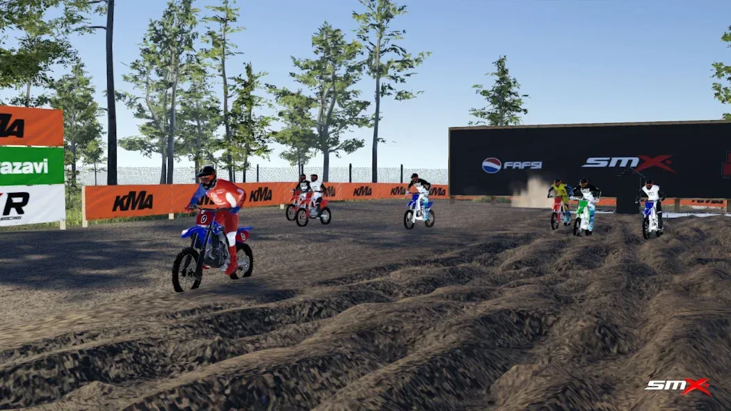 SMX: Supermoto Vs. Motocross (СМХ) [МОД Все открыто] APK Android Screenshot 4