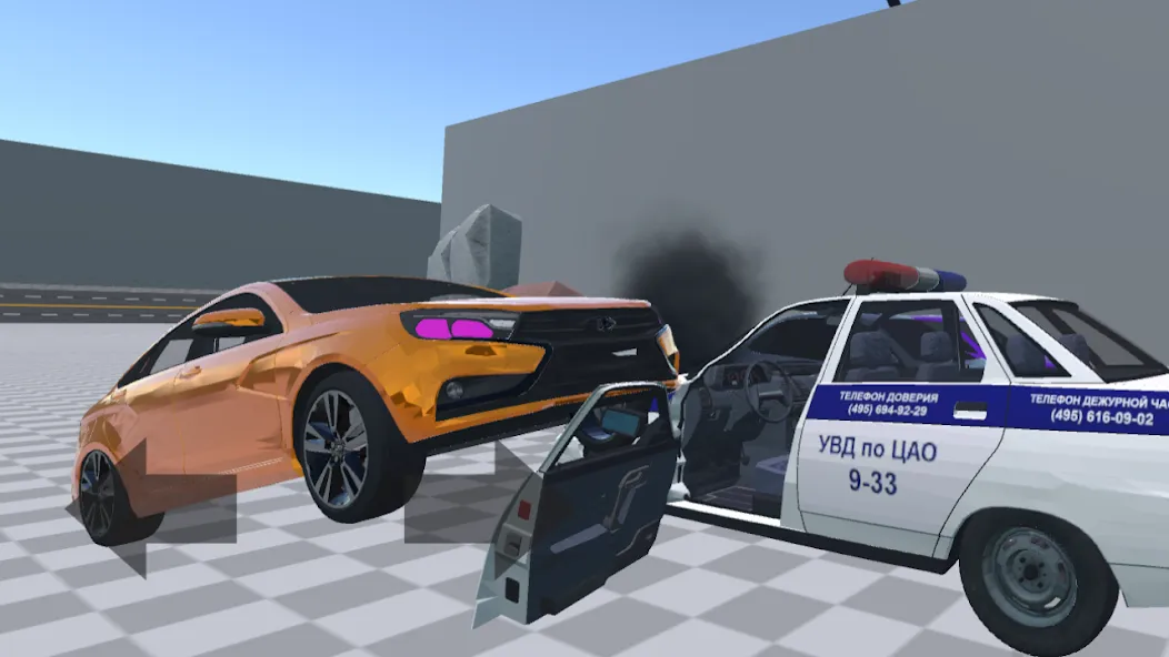 АВТОВАЗ КРАШ ТЕСТ СИМУЛЯТОР [МОД Много денег] APK Android Screenshot 4