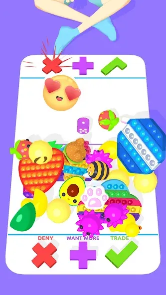 Fidget Trading 3D Fidget Toys (Фиджет Трейдинг 3D Фиджет Игрушки) [МОД Меню] APK Android Screenshot 1
