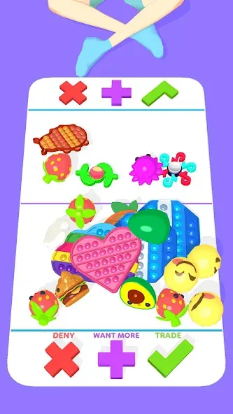 Fidget Trading 3D Fidget Toys (Фиджет Трейдинг 3D Фиджет Игрушки) [МОД Меню] APK Android Screenshot 3