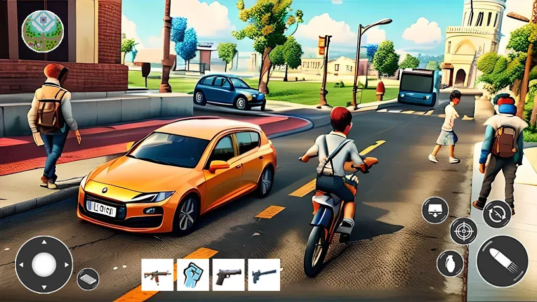 Gangster Car Theft Games (Гангстерская автомобильная война игр) [МОД Все открыто] APK Android Screenshot 2