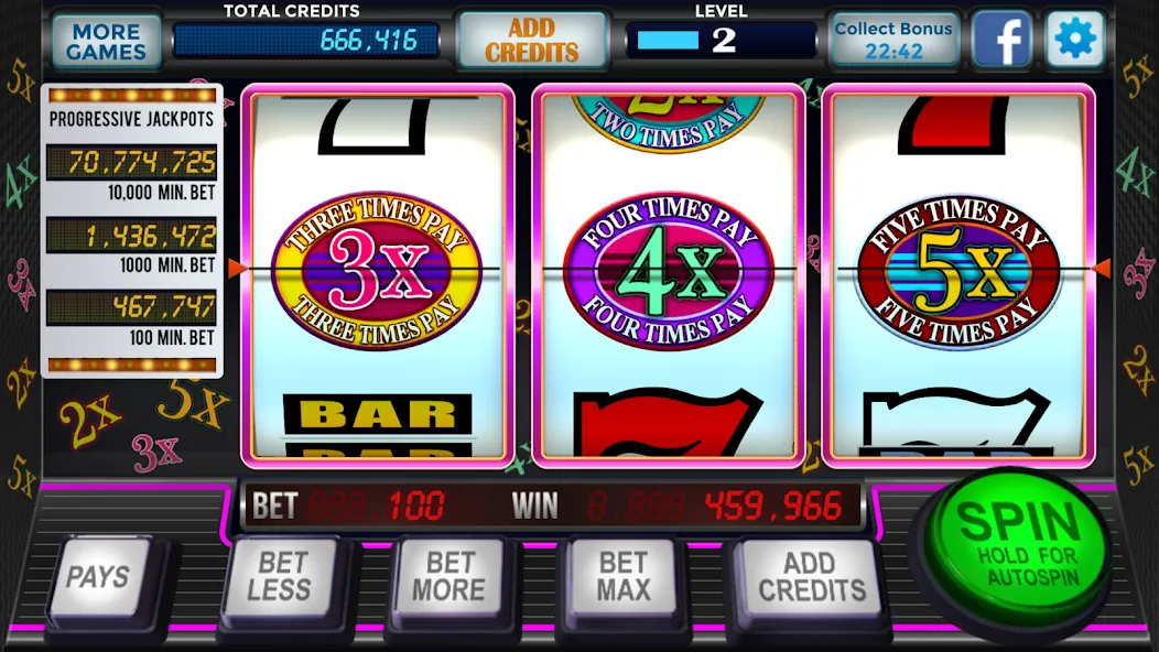 777 Slots Casino Classic Slots (Слоты Казино Классические Слоты) [МОД Premium] APK Android Screenshot 3