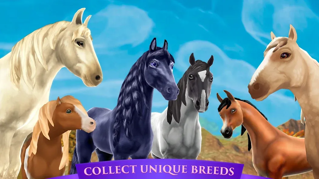 Horse Riding Tales - Wild Pony (Хорс Райдинг Тейлс) [МОД Unlocked] APK Android Screenshot 1