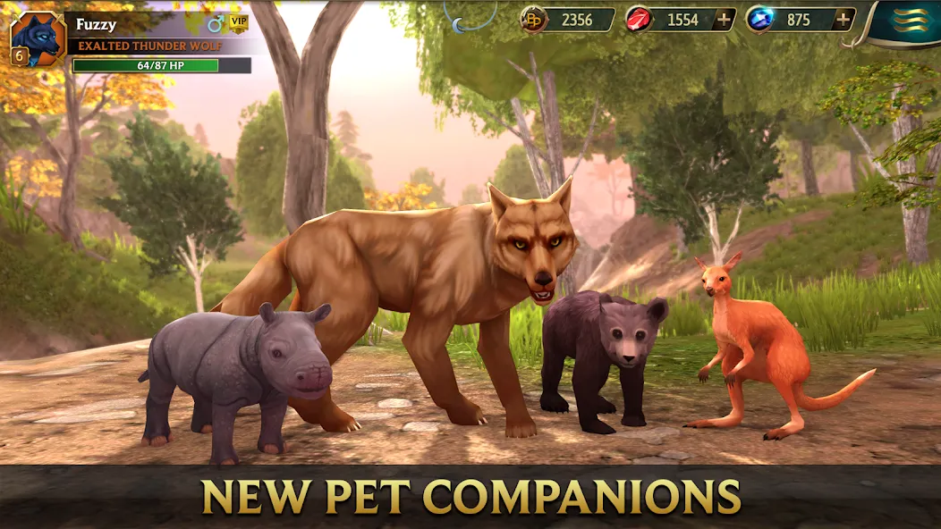 Wolf Tales - Wild Animal Sim (Вулф Тейлс) [МОД Много денег] APK Android Screenshot 2