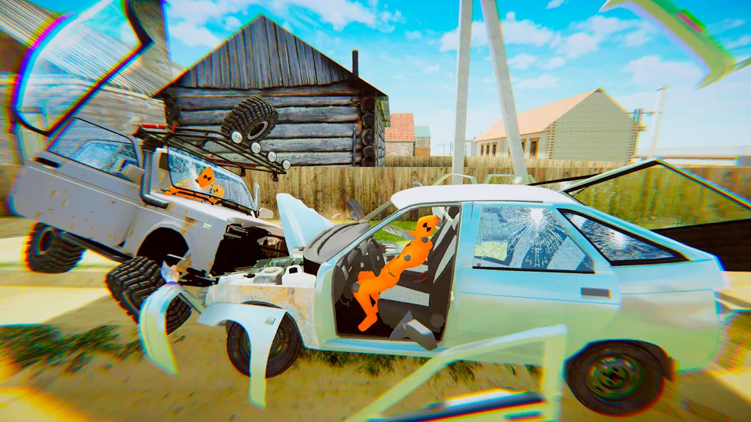 VAZ Crash Test Simulator 2 [МОД Все открыто] APK Android Screenshot 2