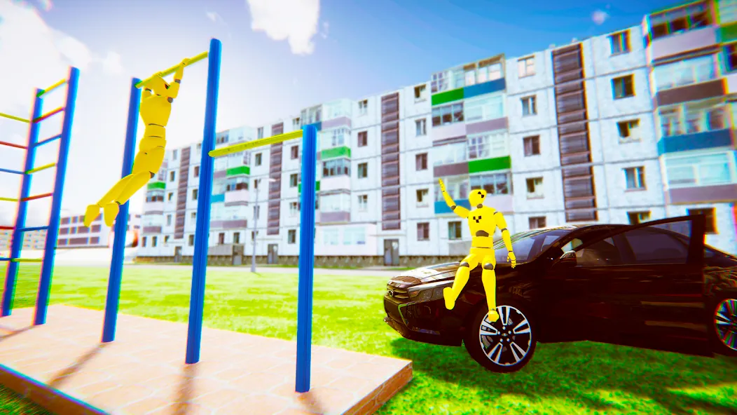 VAZ Crash Test Simulator 2 [МОД Все открыто] APK Android Screenshot 3