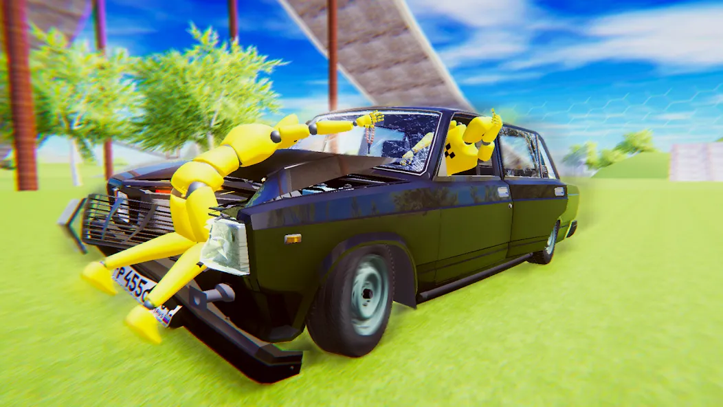 VAZ Crash Test Simulator 2 [МОД Все открыто] APK Android Screenshot 4