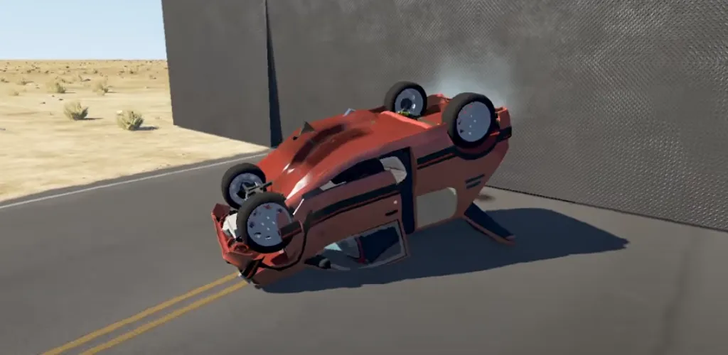 Realistic Car Crash Simulator [МОД Mega Pack] APK Android Screenshot 1