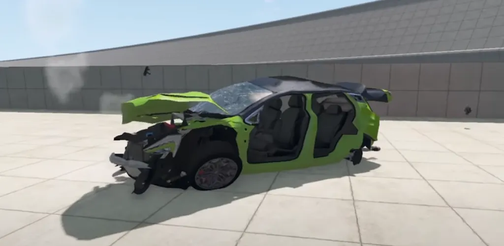 Realistic Car Crash Simulator [МОД Mega Pack] APK Android Screenshot 4