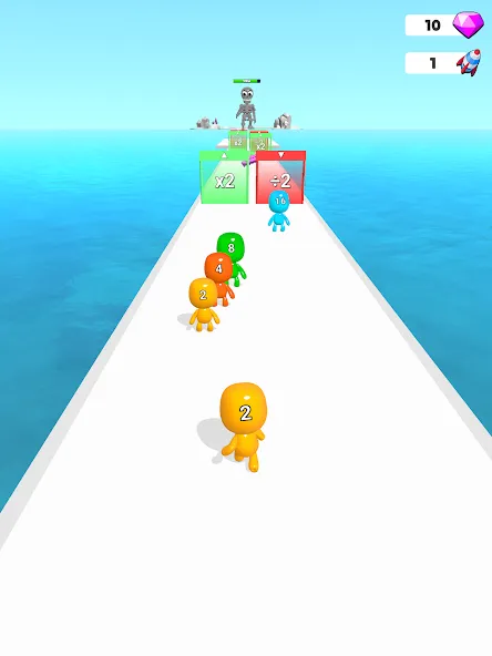 Man Runner 2048: Run and Merge (Мэн Раннер 2048) [МОД Premium] APK Android Screenshot 5