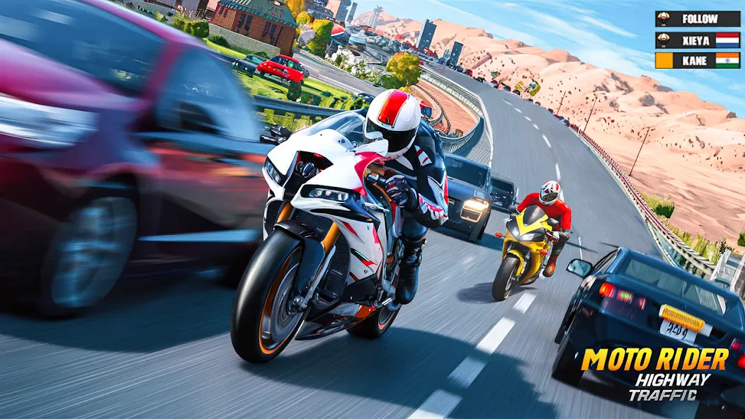 Moto Racing 3d Motorcycle Game (Дерт Байк Рейсинг 3Д) [МОД Бесконечные монеты] APK Android Screenshot 4