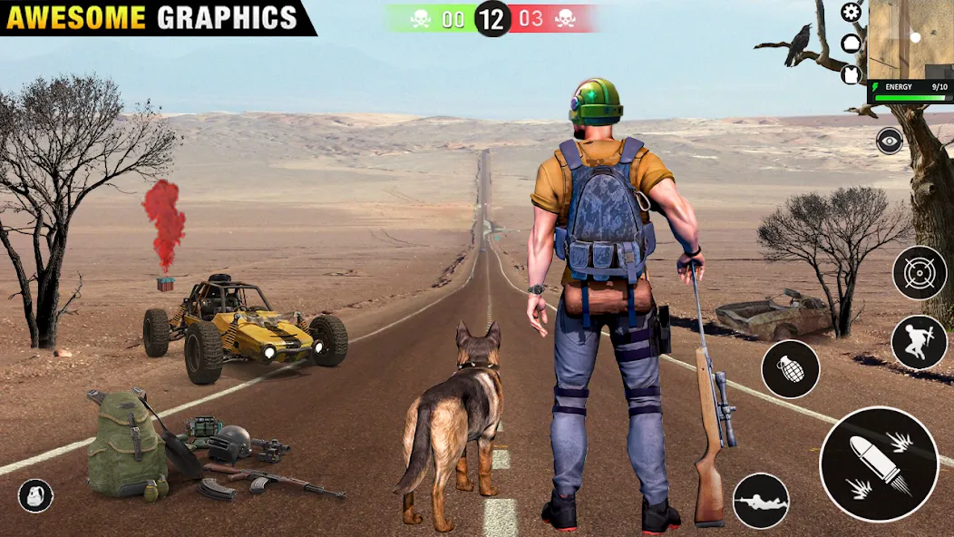 Sniper Zombie Shooting (Зомби стреляющая оффлайн игра) [МОД Бесконечные монеты] APK Android Screenshot 4