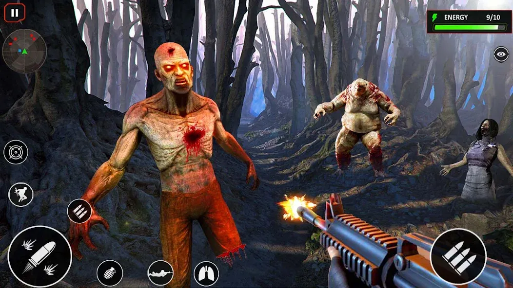 Sniper Zombie Shooting (Зомби стреляющая оффлайн игра) [МОД Бесконечные монеты] APK Android Screenshot 5