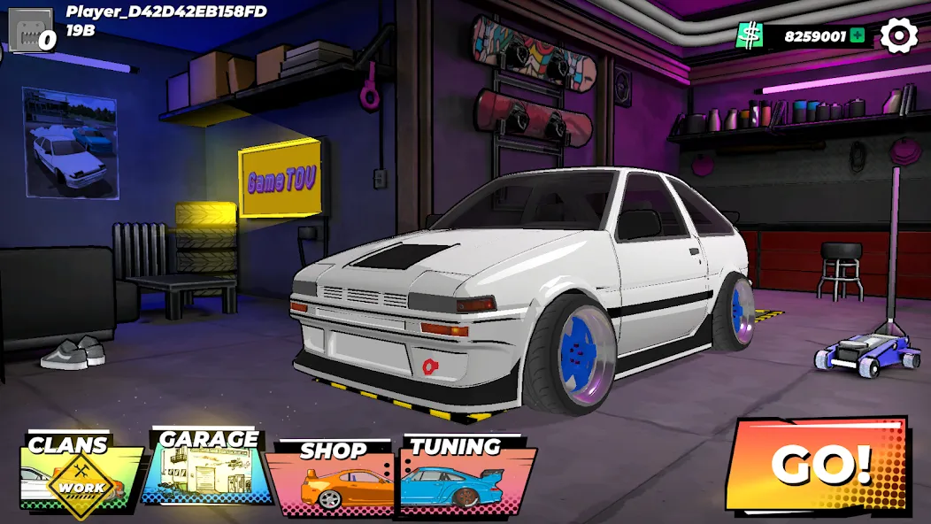 Drift King: Online (Дрифт Кинг) [МОД Premium] APK Android Screenshot 2