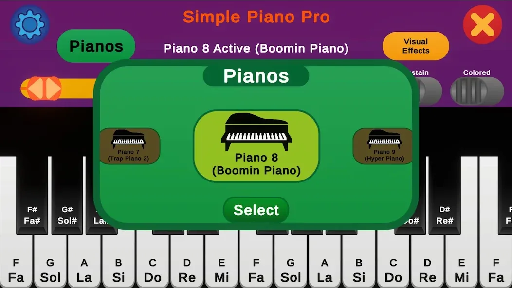 Simple Piano Pro (Симпл Пиано Про) [МОД Бесконечные монеты] APK Android Screenshot 5