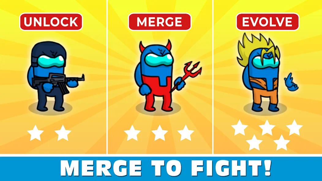 Merge Imposter (Мерж Импостер) [МОД Mega Pack] APK Android Screenshot 2
