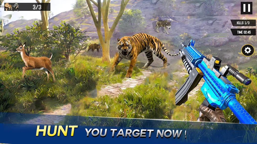 Sniper Animal Deer Hunter Game (Снайперские игры на животных) [МОД Mega Pack] APK Android Screenshot 2