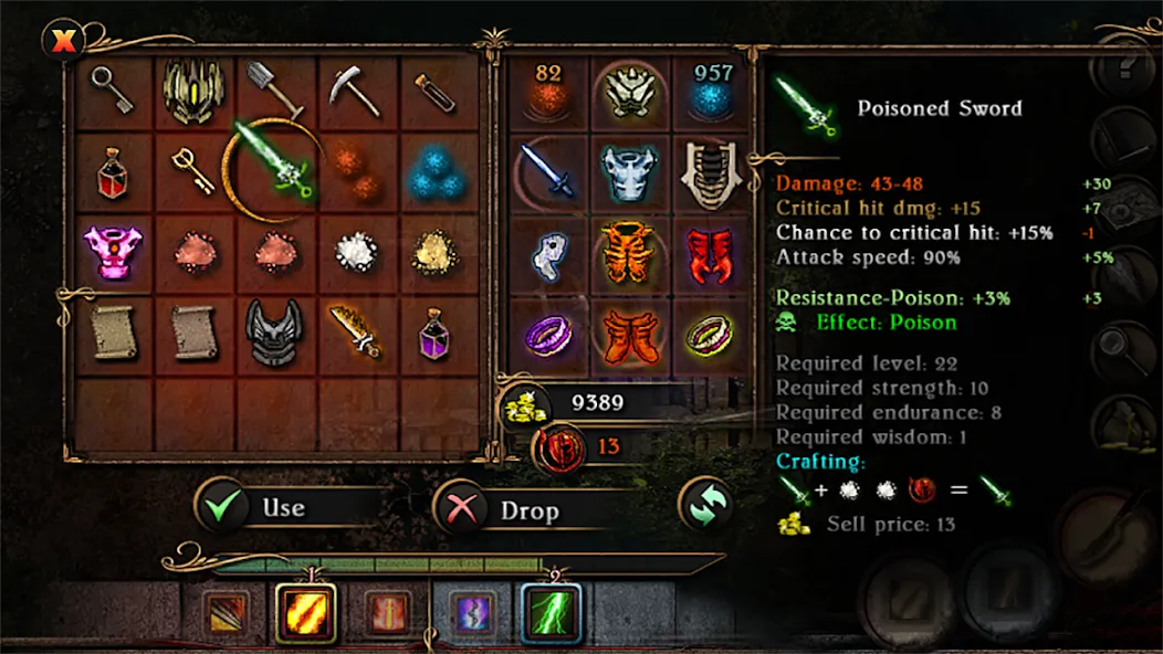 Almora Darkosen RPG (Альмора Даркосен РПГ) [МОД Premium] APK Android Screenshot 2