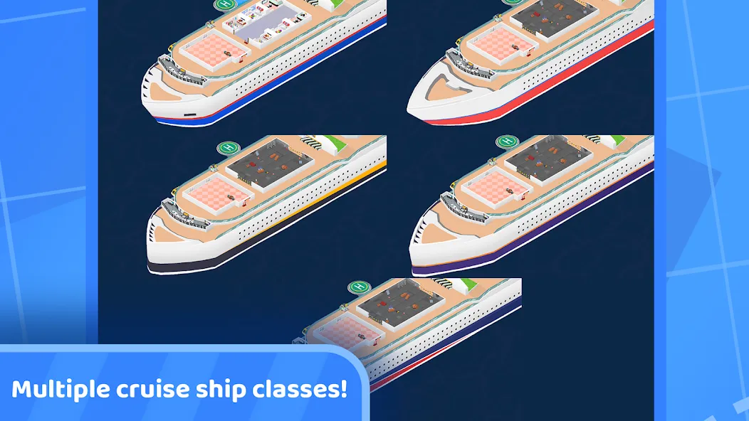 Idle Cruise Ship Simulator (Айдл Круиз Шип Симулятор) [МОД Все открыто] APK Android Screenshot 3