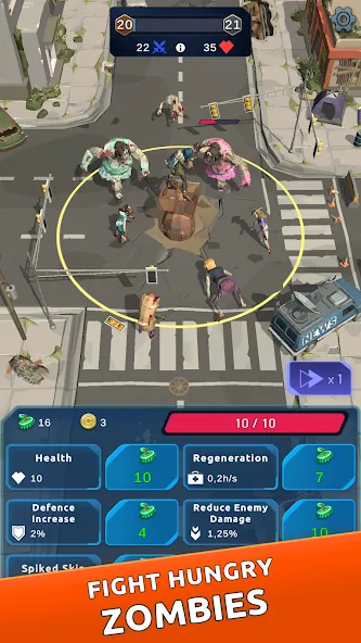 Idle Survivor - Tower Defense (Айдл Сурвайвор) [МОД Все открыто] APK Android Screenshot 5