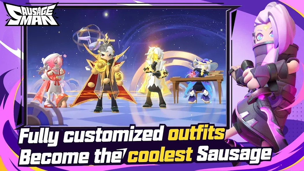 Sausage Man (Сосискамен) [МОД Mega Pack] APK Android Screenshot 4