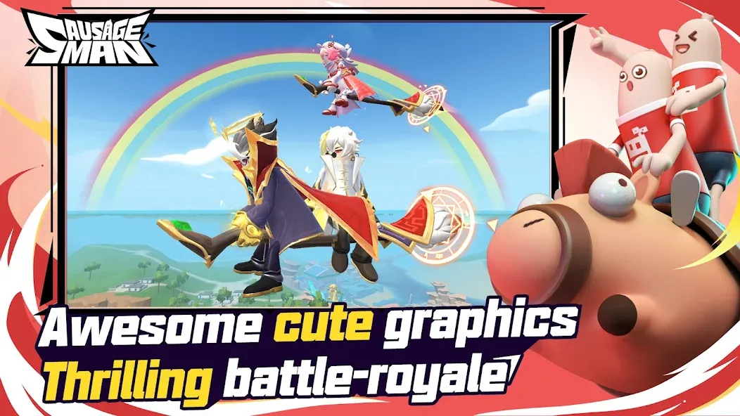 Sausage Man (Сосискамен) [МОД Mega Pack] APK Android Screenshot 5