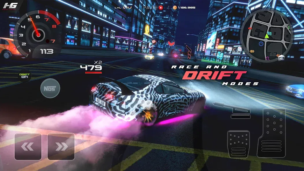 Heat Gear - Race & Drift World (Хит Гир) [МОД Mega Pack] APK Android Screenshot 3