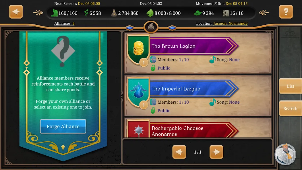 Conquest! [МОД Все открыто] APK Android Screenshot 3