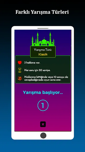 İslami Bilgi Yarışması [МОД Меню] APK Android Screenshot 4