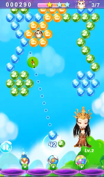 Shoot Bubble Puzzle (Шут Бабл Пазл) [МОД Бесконечные монеты] APK Android Screenshot 3