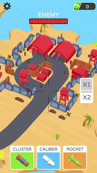 Artillery Defense (Артиллерийская оборона) [МОД Unlocked] APK Android Screenshot 1