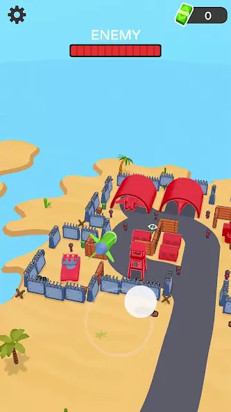 Artillery Defense (Артиллерийская оборона) [МОД Unlocked] APK Android Screenshot 2