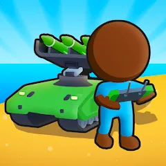 Artillery Defense (Артиллерийская оборона) [МОД Unlocked] APK Android