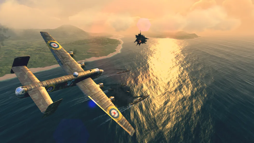 Warplanes: WW2 Dogfight (Варплейнс) [МОД Все открыто] APK Android Screenshot 3