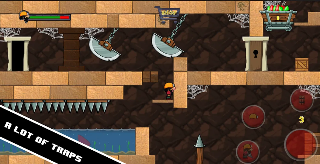Dan the Dungeon Digger (Дэн Данжн Диггер) [МОД Premium] APK Android Screenshot 1