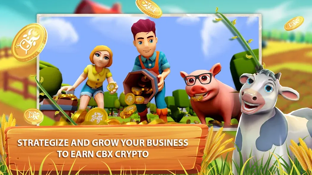CropBytes: A Crypto Farm Game (КропБайтс) [МОД Бесконечные монеты] APK Android Screenshot 2