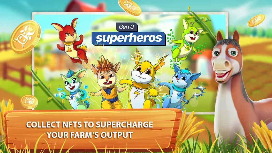 CropBytes: A Crypto Farm Game (КропБайтс) [МОД Бесконечные монеты] APK Android Screenshot 5